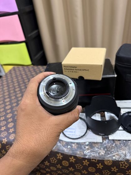เลนส์ Lens Sigma 85mm F1.4 GD HSM สำหรับ Nikon สภาพสวย ไม่ฝ้า ไม่รา สอบถามเพิ่มเติมได้ครับ รูปที่ 6