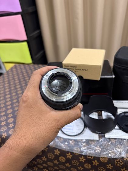 เลนส์ Lens Sigma 85mm F1.4 GD HSM สำหรับ Nikon สภาพสวย ไม่ฝ้า ไม่รา สอบถามเพิ่มเติมได้ครับ รูปที่ 5
