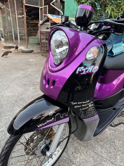 YAMAHA FINO 115 คาร์บูออโต้สตาร์ทมือ เครื่องเดิมๆ สีเดิมๆ เครื่องดีมาก สีธรรมชาติ รูปที่ 12