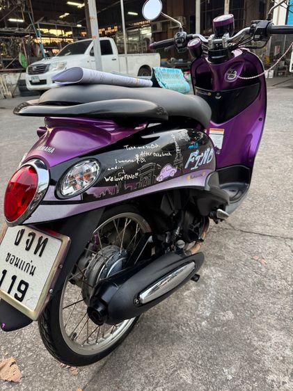 YAMAHA FINO 115 คาร์บูออโต้สตาร์ทมือ เครื่องเดิมๆ สีเดิมๆ เครื่องดีมาก สีธรรมชาติ รูปที่ 10