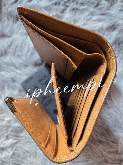 กระเป๋าสตางค์ MCM พับ 3 ส่วน ลาย-สีน้ำตาล-ส้ม ของแท้ - ใช้เอง ขอปล่อย 990 บาท รูปที่ 7