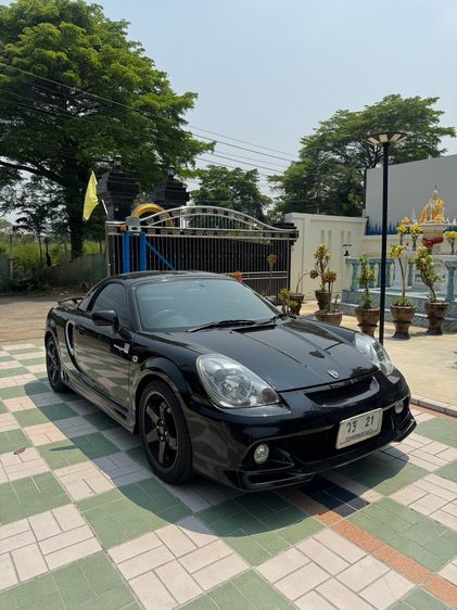 Toyota MR-S 2003 1.8 S Sedan เบนซิน ไม่ติดแก๊ส เกียร์ธรรมดา ดำ รูปที่ 4
