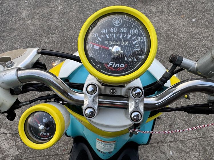 YAMAHA FINO 115 คาร์บูออโต้สตาร์ทมือ เครื่องเดิมๆ สีเดิมๆ เครื่องดีมาก สีธรรมชาติมีสถานที่ให้ทดลองขับขี่ก่อนซื้อ รูปที่ 4
