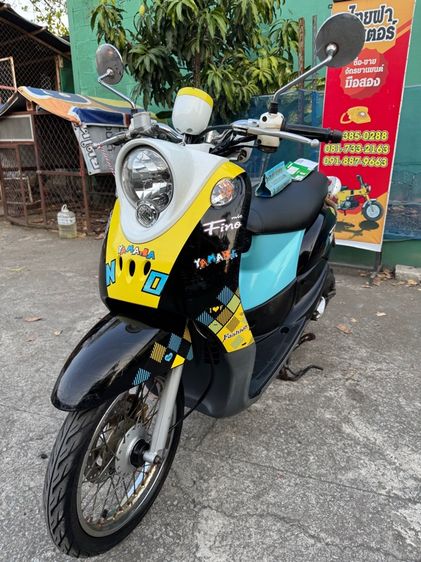 YAMAHA FINO 115 คาร์บูออโต้สตาร์ทมือ เครื่องเดิมๆ สีเดิมๆ เครื่องดีมาก สีธรรมชาติมีสถานที่ให้ทดลองขับขี่ก่อนซื้อ รูปที่ 8