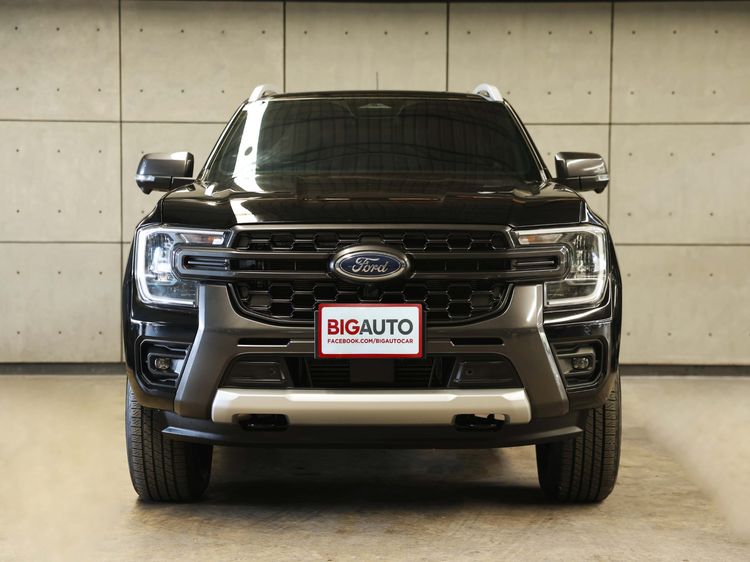 Ford Ranger 2023 2.0 Hi-Rider Wildtrak Pickup ดีเซล ไม่ติดแก๊ส เกียร์อัตโนมัติ ดำ รูปที่ 4