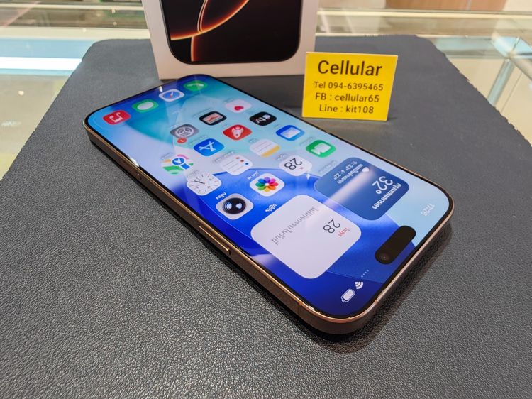iPhone 16 Pro Max 256GB Batt95 สภาพสวยมาก เครื่องไทย ครบกล่อง รูปที่ 9