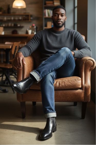 Chelsea Boot รองเท้าหนังแท้ เกรดพรีเมี่ยม รูปที่ 2