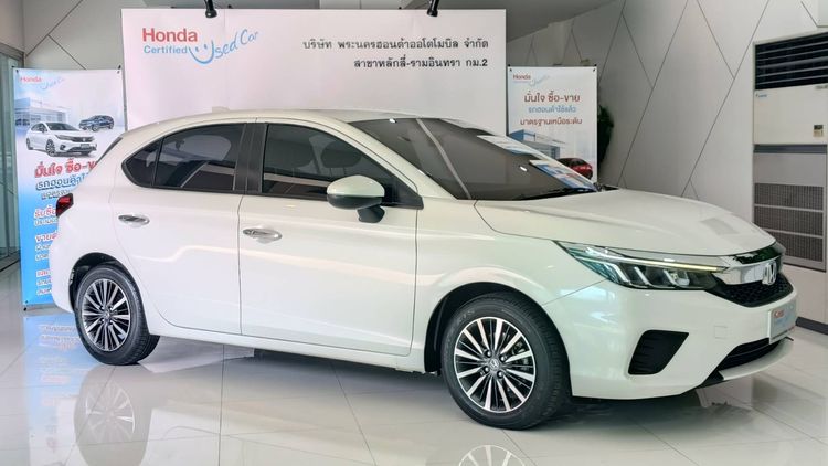 Honda City 2022 1.0 SV Sedan เบนซิน ไม่ติดแก๊ส เกียร์อัตโนมัติ ขาว รูปที่ 3
