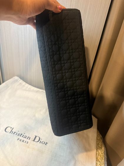 Dior Lady 12 Inches Fabric model Vintage year สีดำ Good Condition ของแท้มือสอง สภาพดี รูปที่ 2
