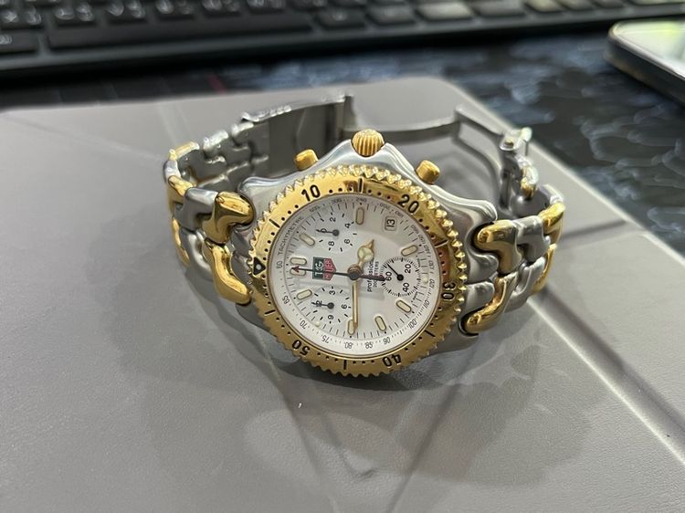 Tag Heuer Two-Tone Chronographs ก้างปลา รูปที่ 11