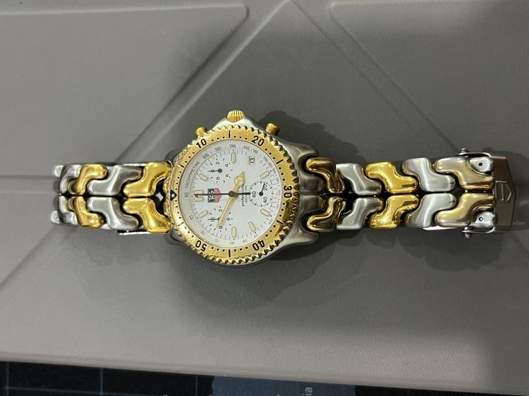 Tag Heuer Two-Tone Chronographs ก้างปลา รูปที่ 9