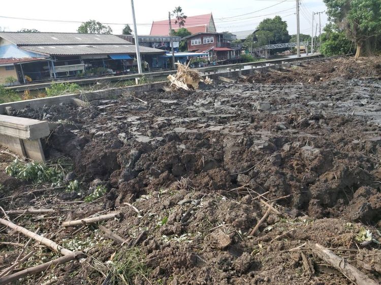 ที่ดิน บางเสาธง ซอยเอแบค บางนาการ์เด้นซอย7 ติดถนน ติดคลอง วิวเอแบค รูปที่ 3