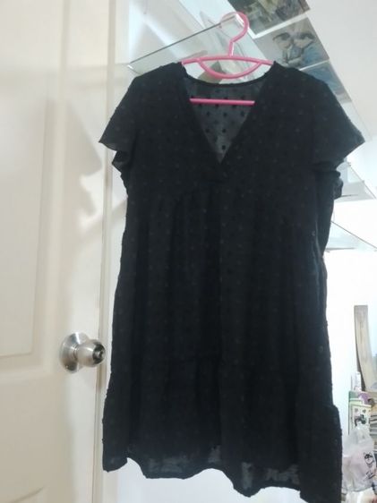 เดรสสั้น แบรนด์ SHEIN สีดำ