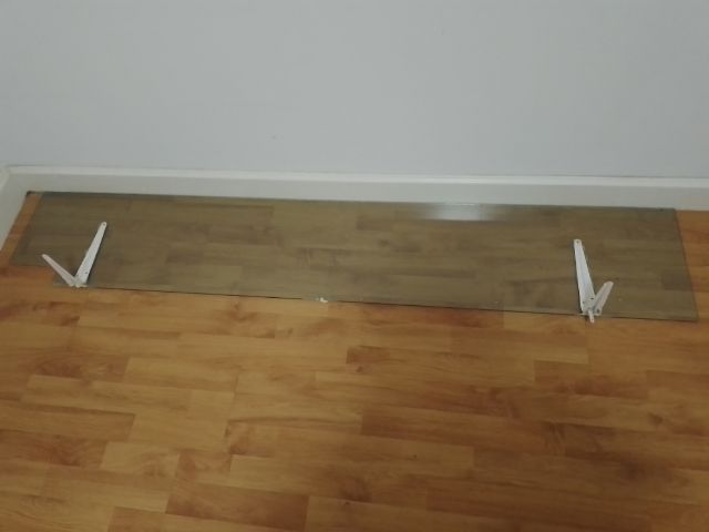 ชั้นกระจกวางของ พร้อมแท่นรอง 1ชั้น รูปที่ 2