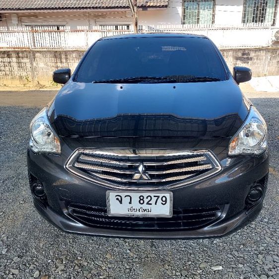 Mitsubishi Attrage 2014 1.2 GLX Sedan เบนซิน ไม่ติดแก๊ส เกียร์ธรรมดา เทา