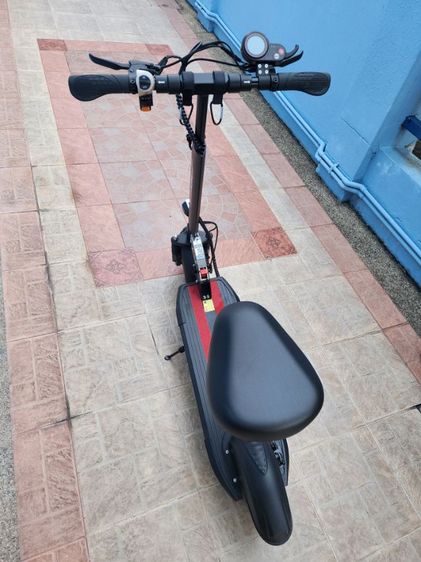 Scooterไฟฟ้าสามารถพับไว้ท้ายรถได้อุปกรณ์ครบพร้อมกล่องยังอยู่ในประกัน รูปที่ 7