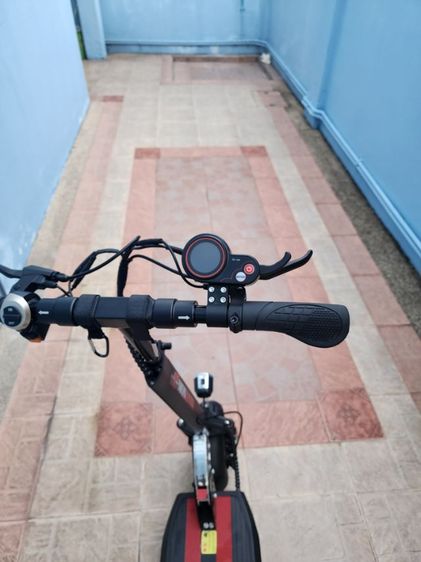 Scooterไฟฟ้าสามารถพับไว้ท้ายรถได้อุปกรณ์ครบพร้อมกล่องยังอยู่ในประกัน รูปที่ 9