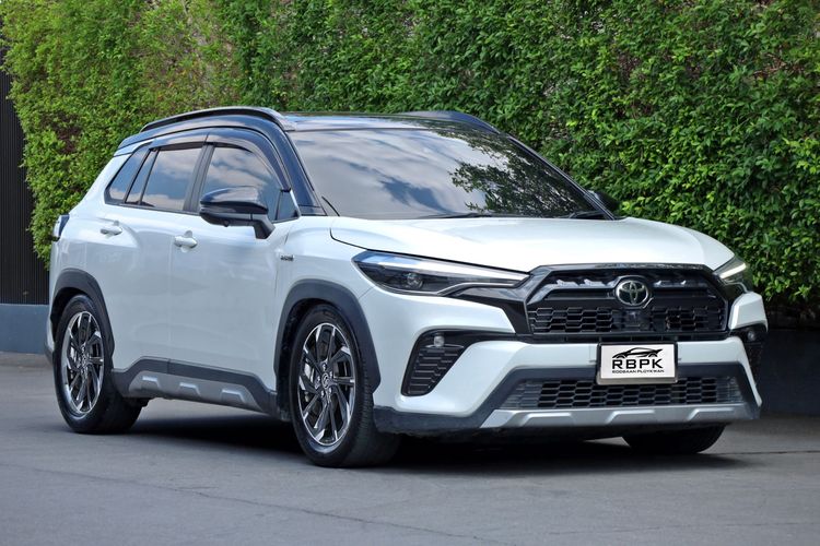 Toyota Corolla Cross 2023 1.8 Hybrid Premium Safety GR Sport Sedan ไฮบริด ไม่ติดแก๊ส เกียร์อัตโนมัติ ขาว รูปที่ 4