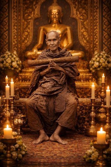 พระสมเด็จวัดระฆัง สร้างฝากกรุบางขุนพรหม เช่าซื้อได้จากชาวบ้านสมัยก่อนที่ใช้ดินเหนียวผูกกับเชือกเอ็นตกขึ้นมา องค์นี้สภาพสวยสมบูรณ์มาก พบน้อย รูปที่ 13