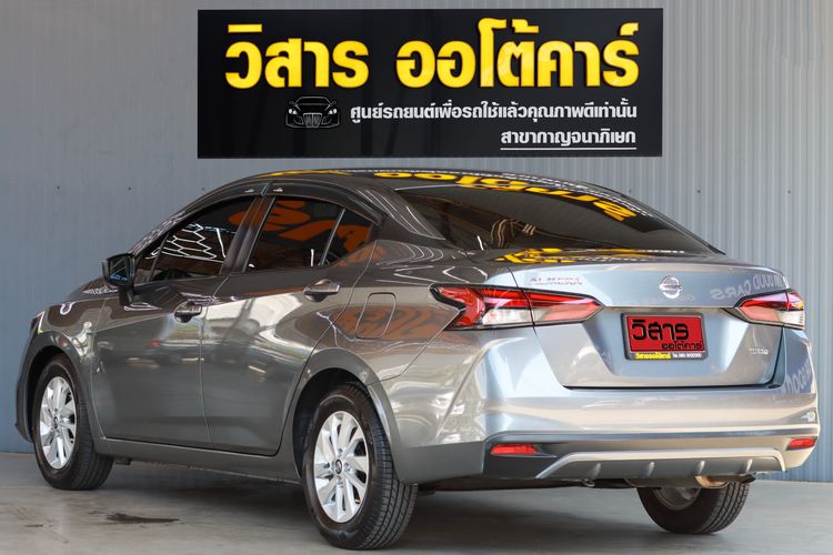 Nissan Almera 2021 1.0 EL Sedan เบนซิน ไม่ติดแก๊ส เกียร์อัตโนมัติ เทา รูปที่ 4