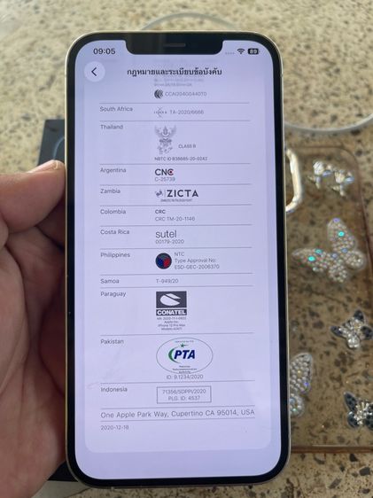 12 pm 128gb เครื่องไทย 10,000฿ เดิมๆไม่มีตำหนิ มีรอยตามการใช้งานตามรูป รูปที่ 10