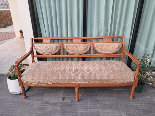 เก้าอี้ยาวไม้สักแท้ รูปที่ 7