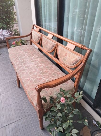 เก้าอี้ยาวไม้สักแท้ รูปที่ 2