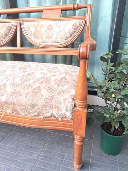 เก้าอี้ยาวไม้สักแท้ รูปที่ 4