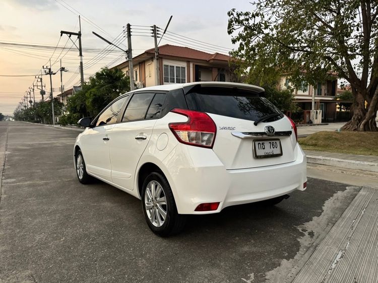 Toyota Yaris 2014 1.2 G Van เบนซิน ไม่ติดแก๊ส เกียร์อัตโนมัติ ขาว รูปที่ 3