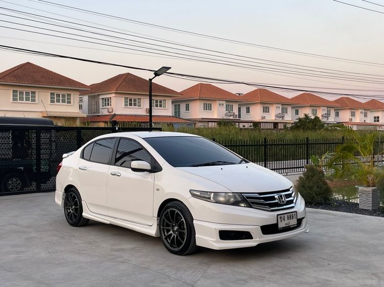 Honda City 2013 1.5 S Sedan เบนซิน LPG เกียร์อัตโนมัติ ขาว รูปที่ 3