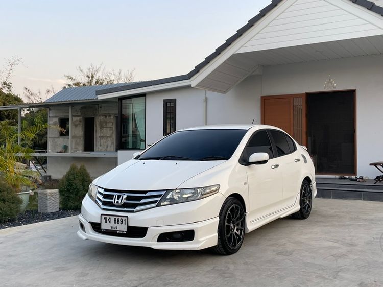 Honda City 2013 1.5 S Sedan เบนซิน LPG เกียร์อัตโนมัติ ขาว