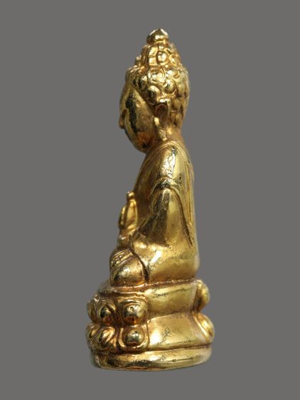 พระกริ่งปวเรศ สมเด็จพระมหาสมณเจ้า กรมพระยาปวเรศวริยาลงกรณ์ ระหว่างปี พ.ศ. 2382-2434 เนื้อโลหะสัมฤทธิ์ทอง รูปที่ 3