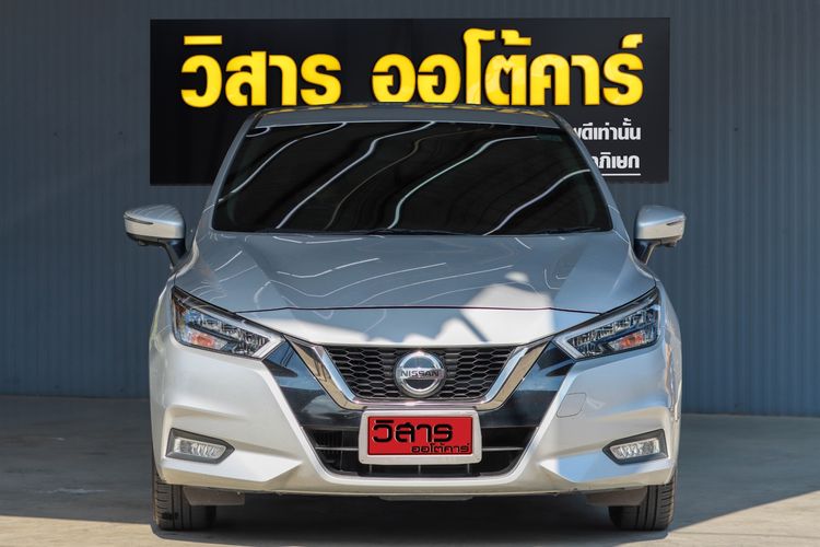 Nissan Almera 2021 1.0 VL Sedan เบนซิน ไม่ติดแก๊ส เกียร์อัตโนมัติ เทา รูปที่ 2