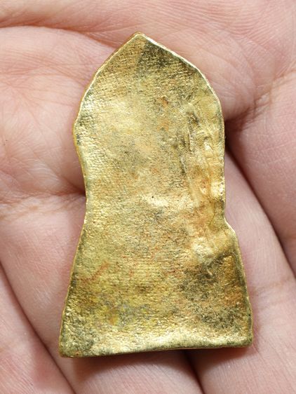 พระพุทธชินราช ใบเสมา พิมพ์ฐานสูง เนื้อทองดอกบวบ กรุวัดพระศรีรัตนมหาธาตุ จ.พิษณุโลก รูปที่ 6