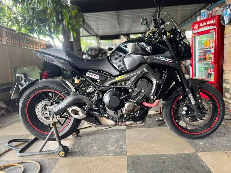 ขายครับ MT-09 รถปี 2017(เจ้าของขายเอง) เล่มเขียวพร้อมโอนกุญแจ3 ดอก รูปที่ 9