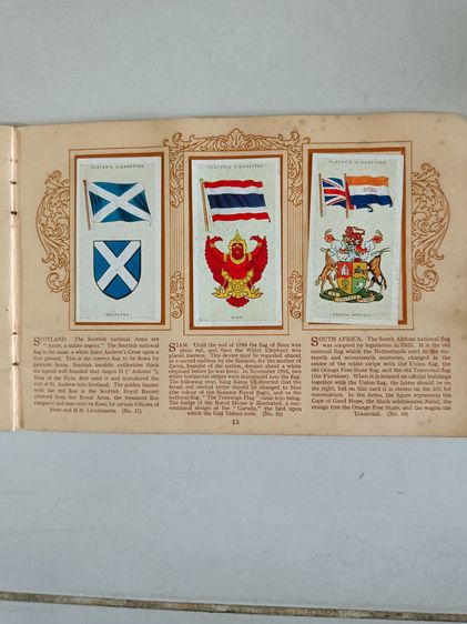Player's cigarette cards National flags and arms full set