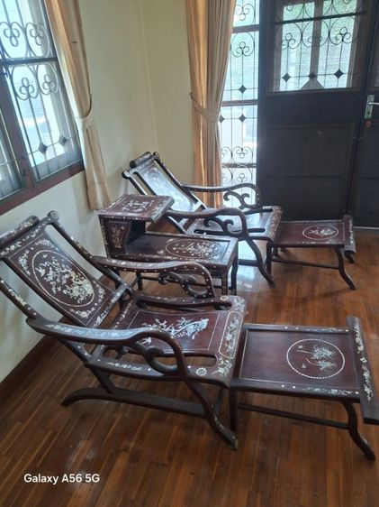 ชุดโต๊ะมุก ของเก่าแก่สภาพดี รูปที่ 2