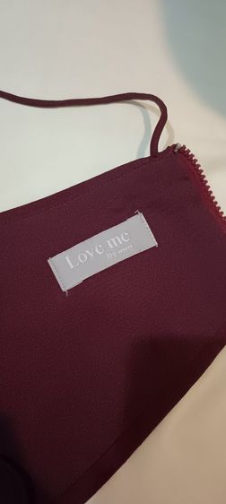 เสื้อคล้องคอ สีเชอร์รี่ รูปที่ 3