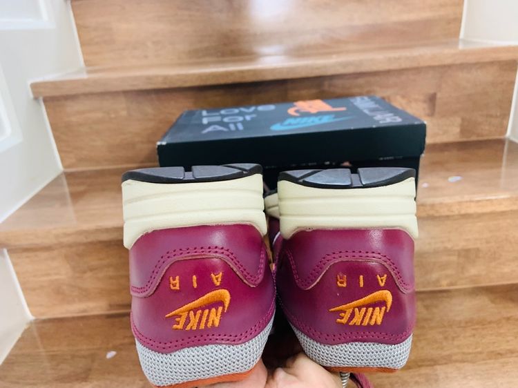 รองเท้า NIKE AIR MAX 1 PATTA เบอร์ 40.5 cm 25.5 คนเท้า 25-26 cm ใส่ได้ครับ สภาพดีมาก พื้นเต็ม กล่องครบ ทรงสวย หายากน่าสะลมครับ รูปที่ 7