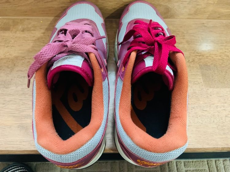 รองเท้า NIKE AIR MAX 1 PATTA เบอร์ 40.5 cm 25.5 คนเท้า 25-26 cm ใส่ได้ครับ สภาพดีมาก พื้นเต็ม กล่องครบ ทรงสวย หายากน่าสะลมครับ รูปที่ 11