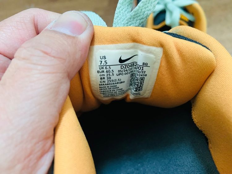 รองเท้า NIKE AIR MAX 1 แท้ 💯 เบอร์ 40.5 cm 25.5 คนเท้า 25-26 cm ใส่ได้ครับ สภาพดีมาก พื้นเต็ม ทรงสวย หายากน่าสะลมครับ รูปที่ 9