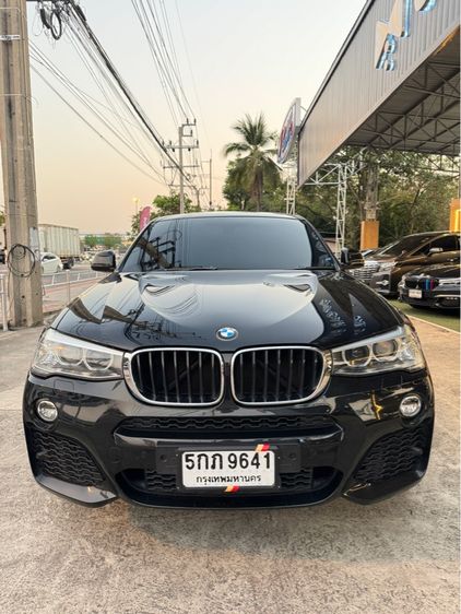 BMW X4 2014 2.0 xDrive20d M Sport 4WD Sedan ดีเซล ไม่ติดแก๊ส เกียร์อัตโนมัติ ดำ รูปที่ 2