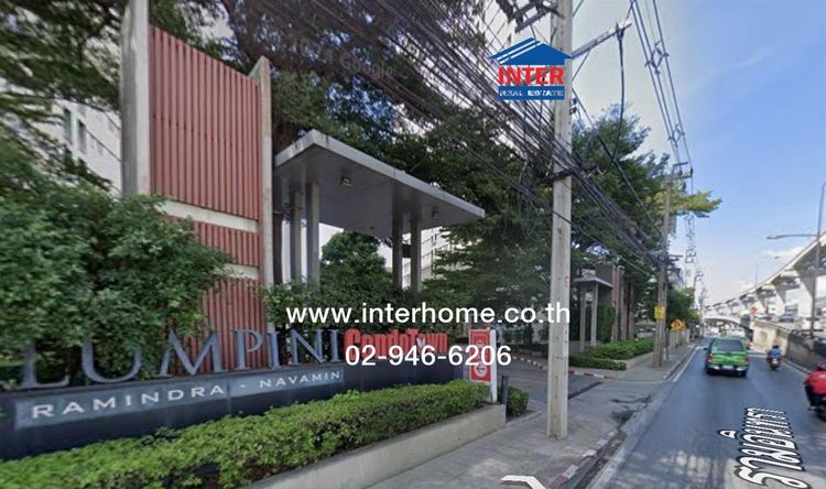คอนโดมิเนียม 44.52 ตร.ม. ลุมพินีคอนโดทาวน์ รามอินทรา-นวมินทร์ ใกล้โรงพยาบาลสินแพทย์รามอินทรา ซอยรามอินทรา กม8 ถนนรามอินทรา ถนนนวมินทร์ 