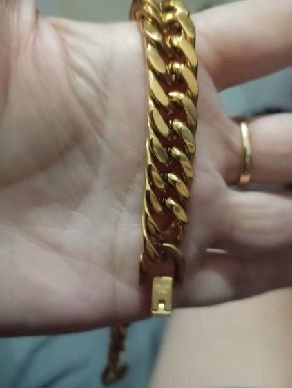 ขายสร้อยข้อมือ สีทองงานแสตนเลสชุบทอง รูปที่ 2