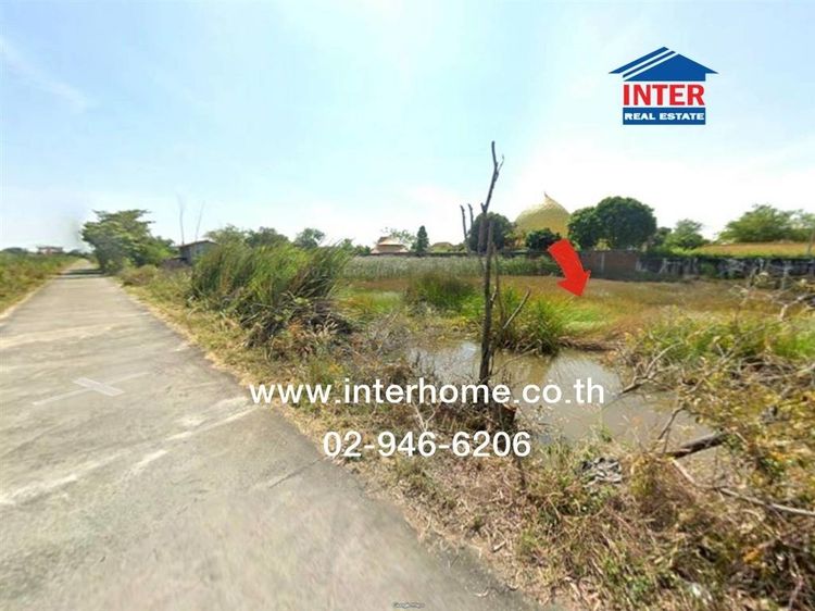 ที่ดินเปล่า 1 ไร่ ที่ดินเปล่า ใกล้วัดน้อมประชาสรรค์ (พระอาจารย์แจ้) ถนนหมายเลข อย.1023 ถนนคู่ขนานถนนพหลโยธิน วังน้อย พระนครศรีอยุธยา