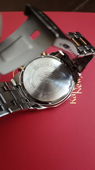 CASIO EDIFICE
รุ่นที่สลักด้านหลังEFR-539
โมโดล 5345
กันน้ำ 100M (Water Resistant 100 Bar Edifice)
ตัวเรือนสแตนเลส  สายสแตนเลสทูโทน เงินทอง รูปที่ 2