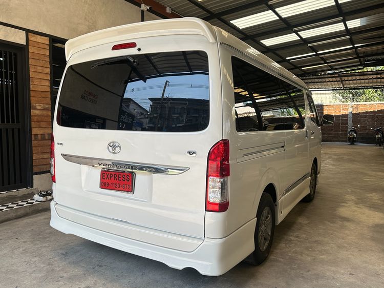 Toyota Ventury 2016 3.0 V Van ดีเซล ไม่ติดแก๊ส เกียร์อัตโนมัติ ขาว รูปที่ 3