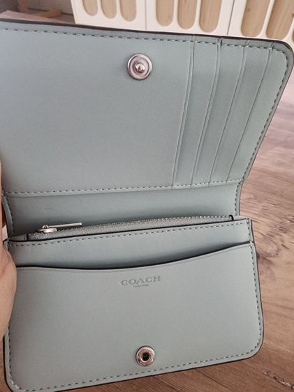 กระเป๋าสตางค์Coachแท้ รูปที่ 5