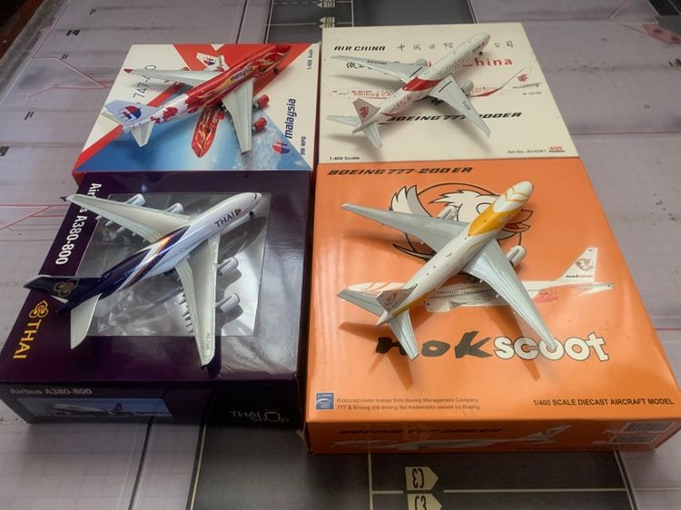 โมเดลเครื่องบิน NokScoot B777-200ER HS-XBF