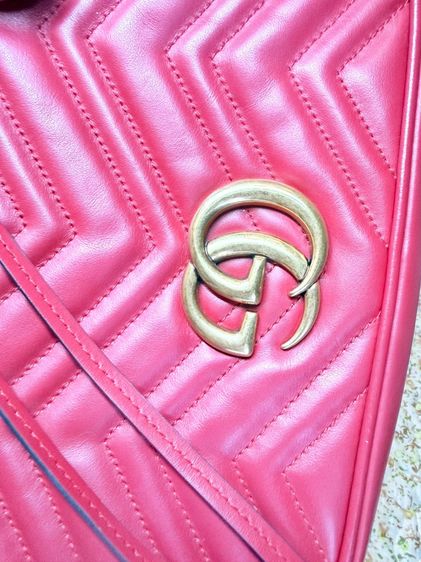 Gucci MarmontCamera24 Redสีแดงสวย ของแท้มือสอง สภาพสวย รูปที่ 8